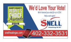 sarpy county people's choice awards snell heating and cooling gretna neb